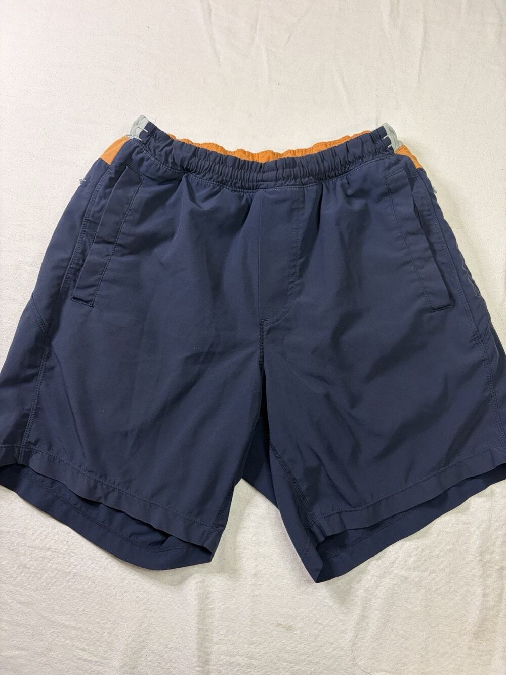 BirdDogs Shorts Men M Classic 7” Lined Athletic Gym Running Stretch Navy Blue